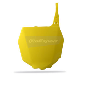 Polisport Number Plate RM125/250(01-08) OEM (01-02) RMZ250(07-09) OEM yellow rm0
