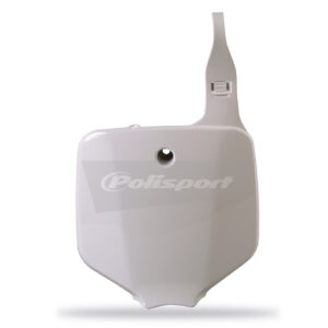 Polisport number plate KX65(00-..)KLX110(02-09)KLX(03-06) white (8)