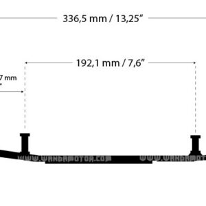 Sno-X Ripper Four Runner 4" Hardmetal