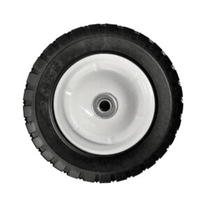Greentek Wheel, 8" x 1,75", Universal, Metal rim for 1/2" axle, with bearings