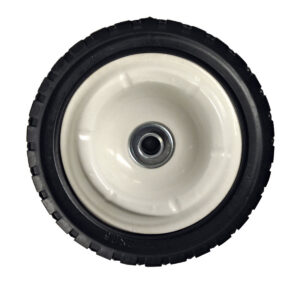 Greentek Wheel, 7" x 1,50", Universal, Metal rim for 1/2" axle, with bearings