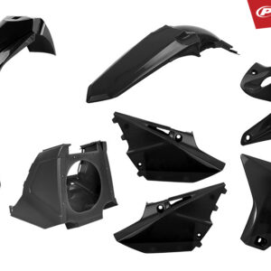 Polisport plastic kit YZ125/250 02-21 Black (1)