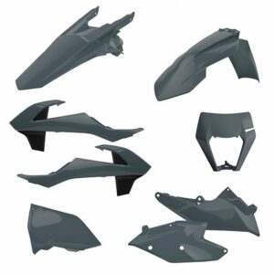 Polisport kit enduro w/mask KTM EXC/EXC-F(17-19) Nardo Grey (1)