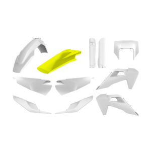 Polisport Full kit Husqvarna TE/FE(20-23) OEMCOLOR White/Yellow rear