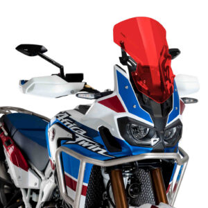 Puig Racing Screen + Kit Fix Africa Twin 16'-18' C/Red