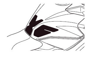 Puig Tank Pad + Side Part Suzuki Gsx-S750 17' C/Car