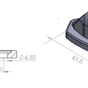 Puig Support Without Side Retrovisor Hi-Tech Kawasaki Z