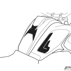 Puig Tank Pad + Side Part Bmw R1200Gs 17' C/Carbon Look