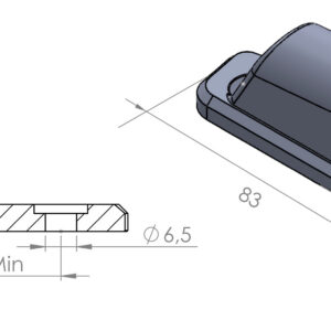 Puig Adapter Rear Mirror Right Retr.Hi-Tech I,Ii,Iii