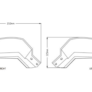 Puig Hand Guards Yamaha Mt-09 Tracer 18'- C/Clear