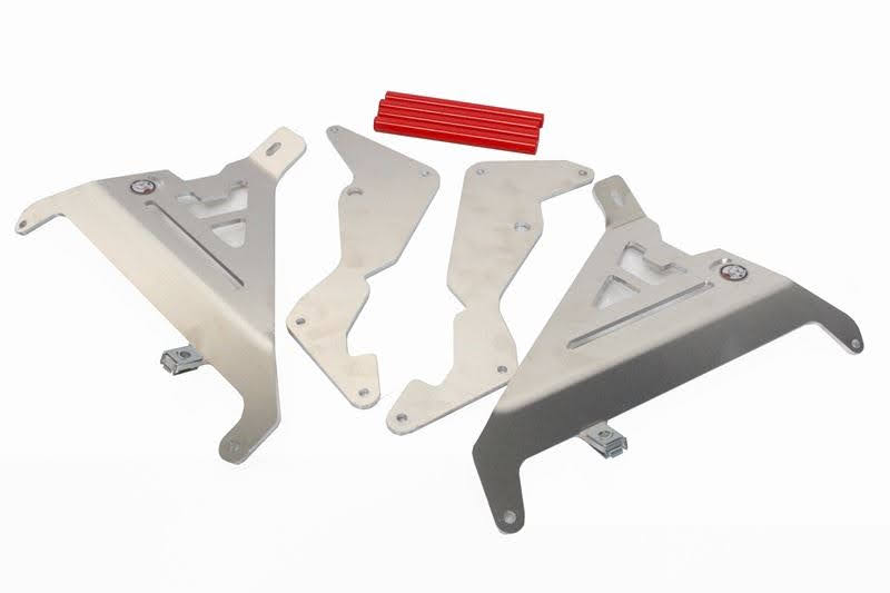 AXP Radiator Braces Red Honda CRF250R/CRF250RX 20-21