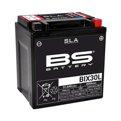 BS Battery BIX30L (FA) SLA - Sealed & Activated