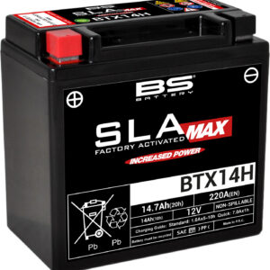 BS Battery BTX14H (FA) SLA MAX - Sealed & Activated