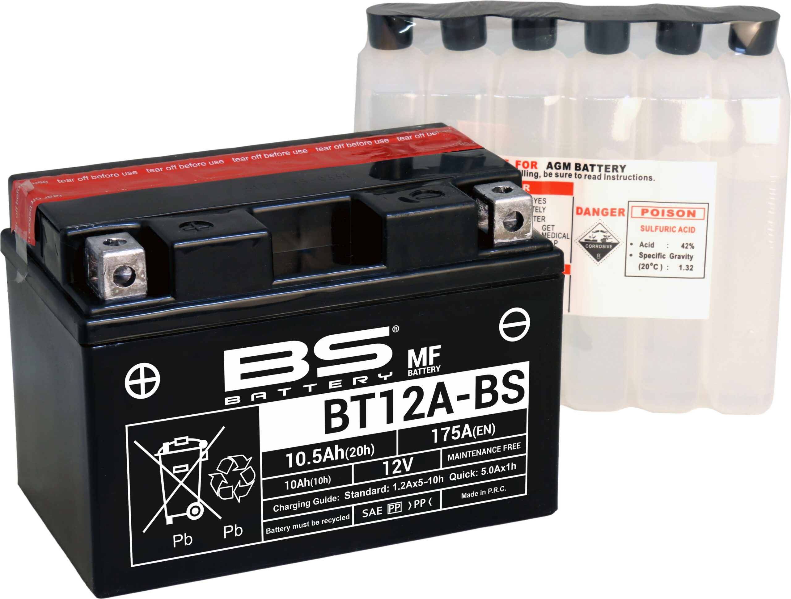 BS Battery BT12A-BS MF (cp) Maintenance Free