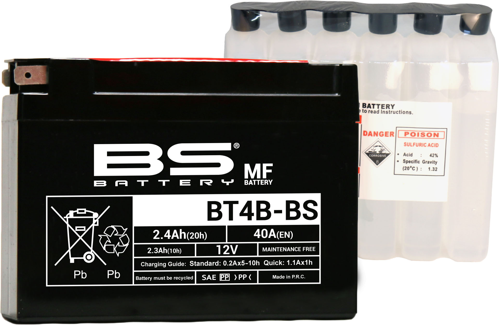BS Battery BT4B-BS MF (cp) Maintenance Free