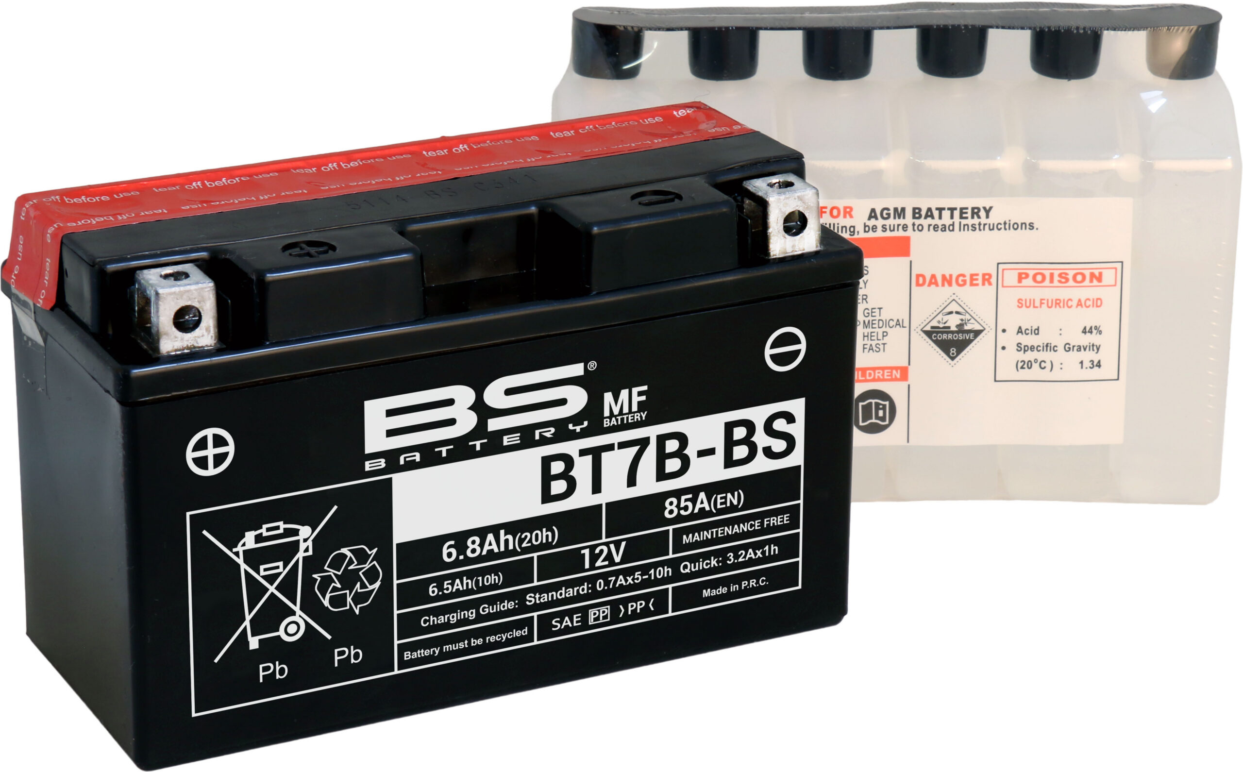 BS Battery BT7B-BS MF (cp) Maintenance Free