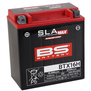 BS Battery BTX16H (FA) SLA MAX - Sealed & Activated