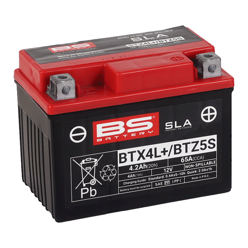 BS Battery BTX4L+/BTZ5S (FA) SLA - Sealed & Activated