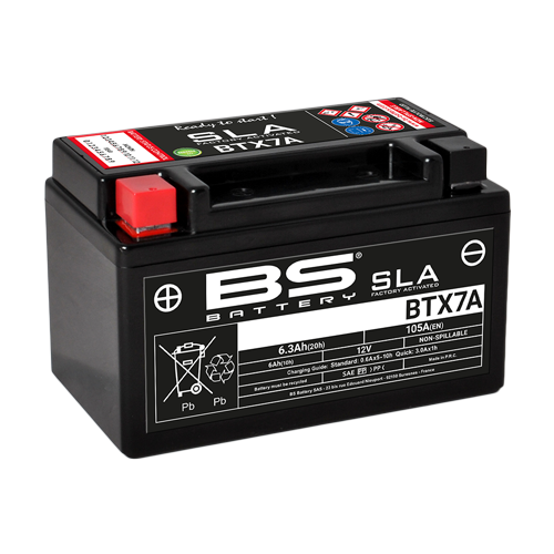 BS Battery BTX7A (FA) SLA - Sealed & Activated