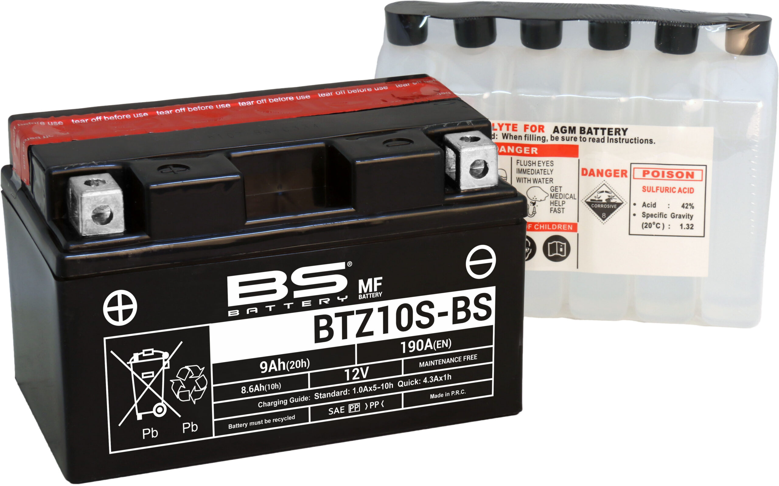 BS Battery BTZ10S-BS MF (cp) Maintenance Free
