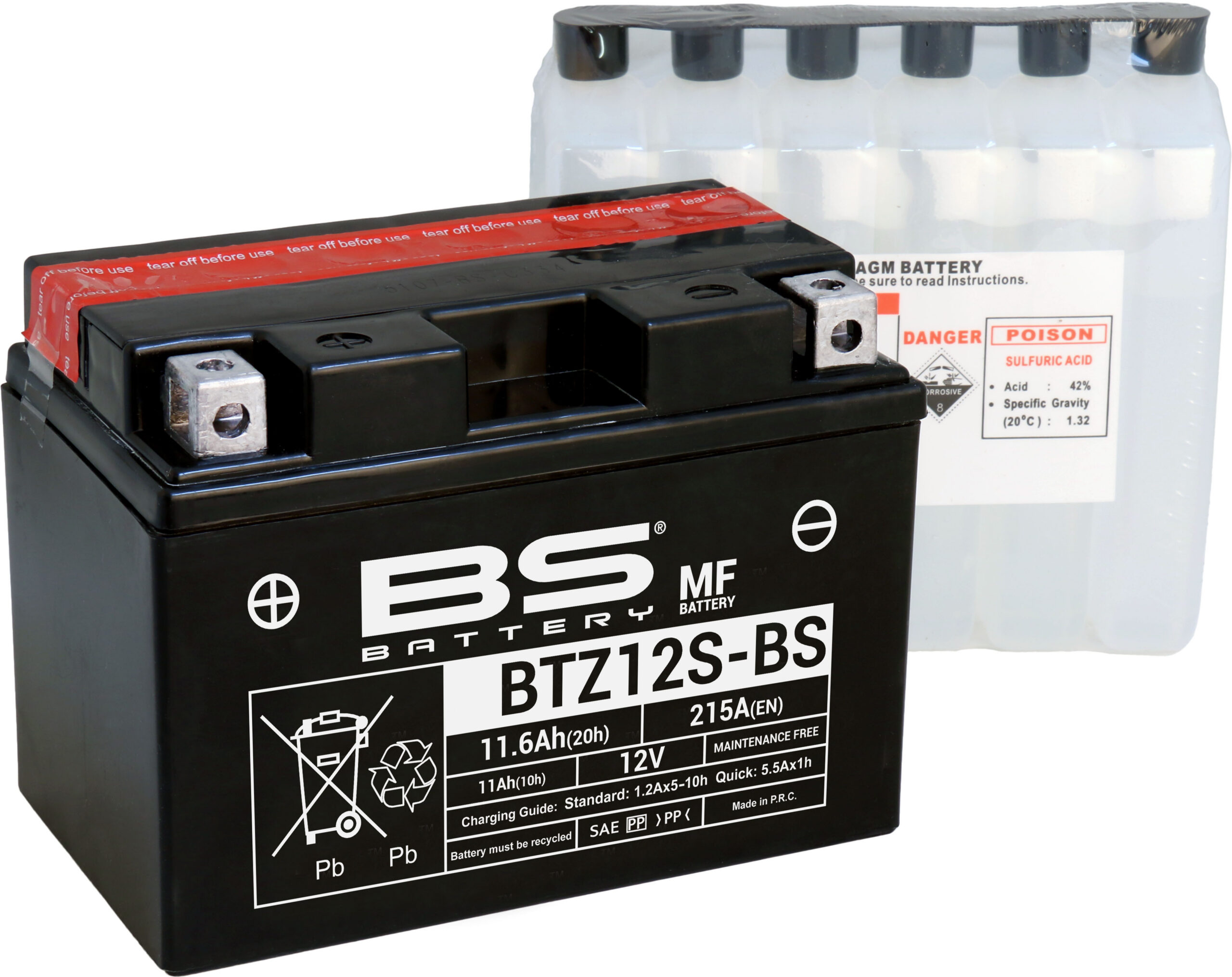 BS Battery BTZ12S-BS MF (cp) Maintenance Free