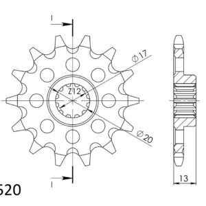 Supersprox Front Sprocket 125-14.1