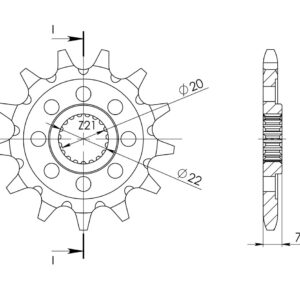 Supersprox Front sprocket 1323.12