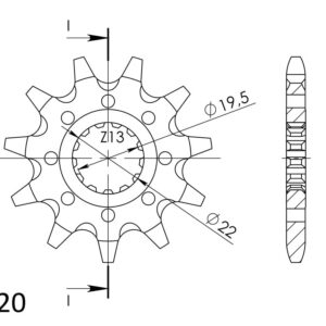 Supersprox / JT Front sprocket 1439.11