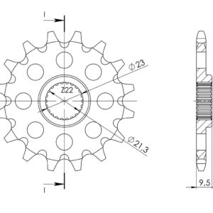Supersprox / JT Front sprocket 1577.15