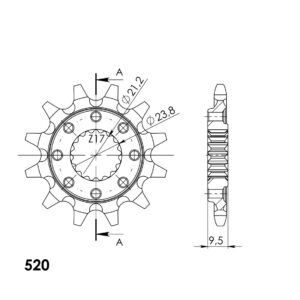 Supersprox / JT Front sprocket 284.12