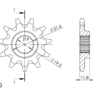 Supersprox / JT Front sprocket 3222.12