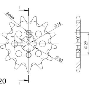 Supersprox / JT Front sprocket 422.14