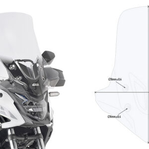 Givi Specific screen, transparent 58 x 45 cm (H x W) CB 500 X (19)