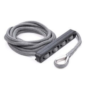 Qvarken Mooring Rope Dockline with compensator 12mm 4m grey