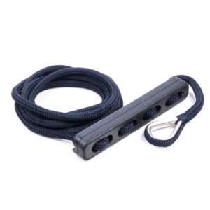 Qvarken Mooring Rope Dockline with compensator 12mm 4m navy