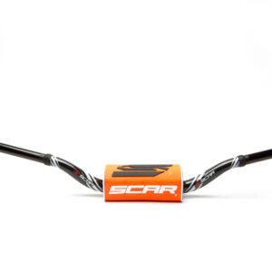 Scar Handlebar O² COLOR Ø28,6 (1 1/8”) - Yamaha YZ/YZF - BLACK Bar - ORANGE Bar