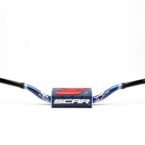 Scar Handlebar O² COLOR Ø28,6 (1 1/8”) - Villopoto/Stewart - BLUE Bar - DARK BLU