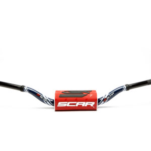 Scar Handlebar O² COLOR Ø28,6 (1 1/8”) - McGrath/Short Ktm - DARK BLUE Bar - RED