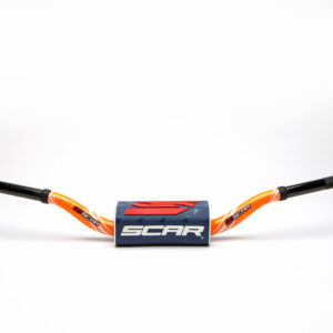 Scar Handlebar O² COLOR Ø28,6 (1 1/8”) - 65/85 High Mini RC - ORANGE Bar - DARK