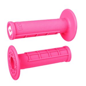 ODI Glue-On Grip Half-Waffle MX Single-Ply (Ruffian) Pink
