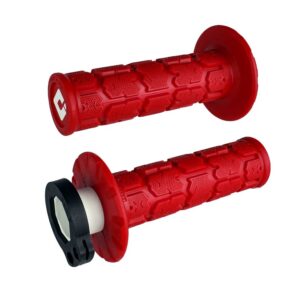 ODI ROGUE Off-Road Lock-On Grip Set Dark Red