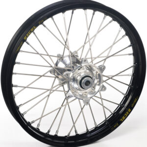 Haan wheel 19-2,15 KTM ALL SX-F 23-.. BLACK RIM/SILVER HUB 22MM