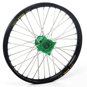 Haan Wheels Front KX250F 21- KX450 19- 21-1,60 BK Rim Green Hub