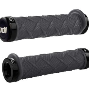 ODI ATV DUAL LOCK-ON GRIPS X-Treme Grip Graphite w/Black Clamps