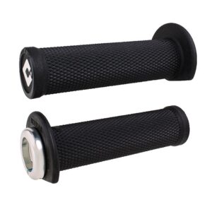 ODI (Single-Clamp) GRIPS RUFFIAN ATV/PWC - V2.1 L/O 125mm ¾ Flg Black w/Silver C
