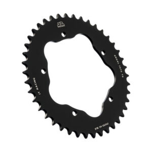 JT Rear Alu Sprocket 7075 T6 JTA751.38BLK Black