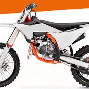 UFO Plastic kit 5-parts KTM SX85 25-.. White 047