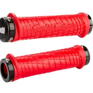 ODI LOCK-ON Grips Troy Lee Designs Signature Series Bright Red W/Black