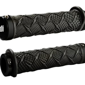 ODI WATERCRAFT DUAL LOCK-ON GRIPS X-Treme 130mm: Small Flange Graphite w/Black C