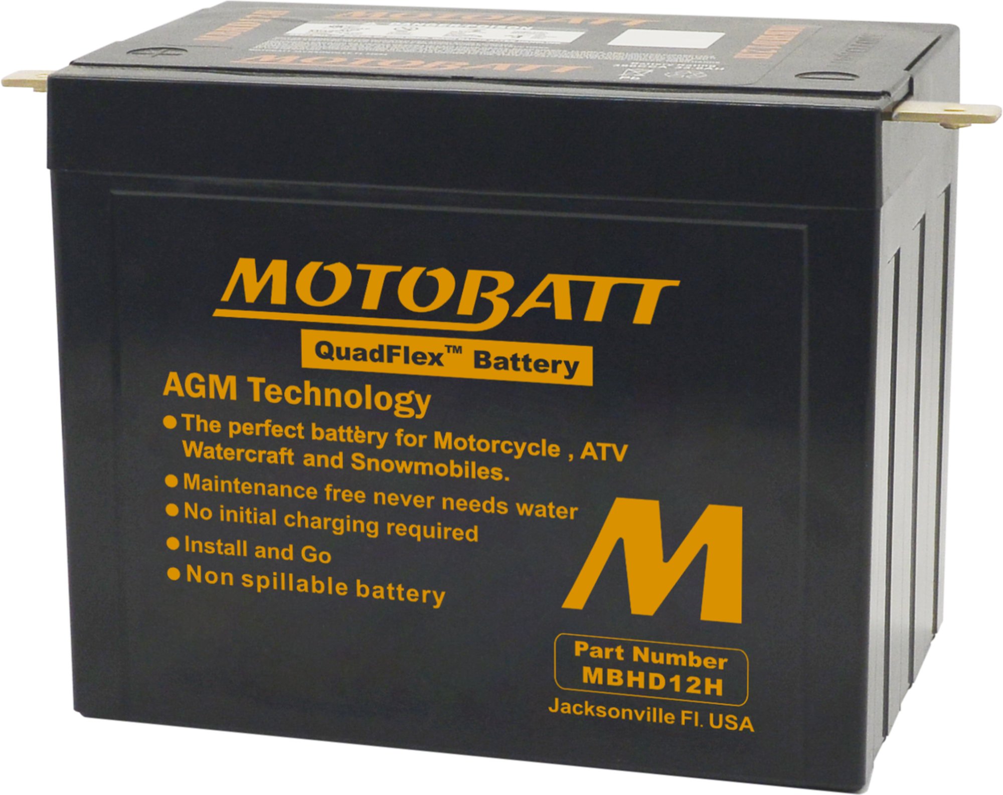 Motobatt battery, MBHD12H